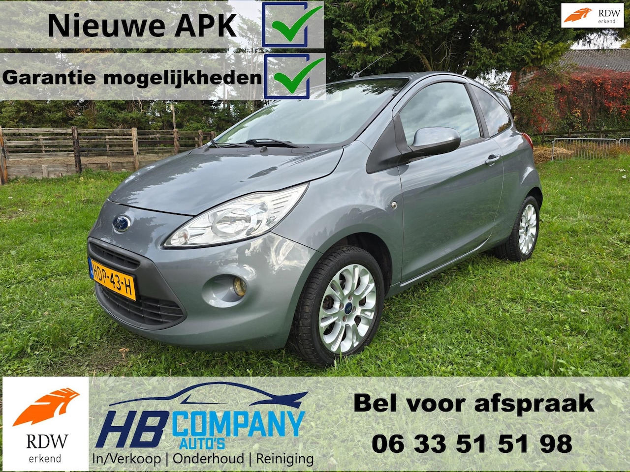 Ford Ka - 1.2 Titanium | Nieuwe Distributieriem | Dealer onderhouden | Airco | Nieuwe APK - AutoWereld.nl