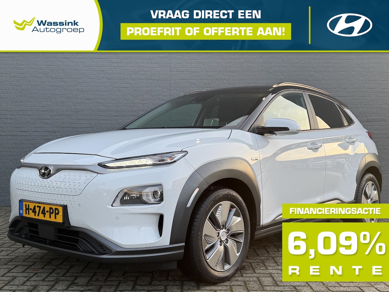 Hyundai Kona Electric - EV 204pk 2WD Aut. Premium | SOH 96,5% | Stoelventilatie | Stoel & Stuurverwarming | Ledere - AutoWereld.nl