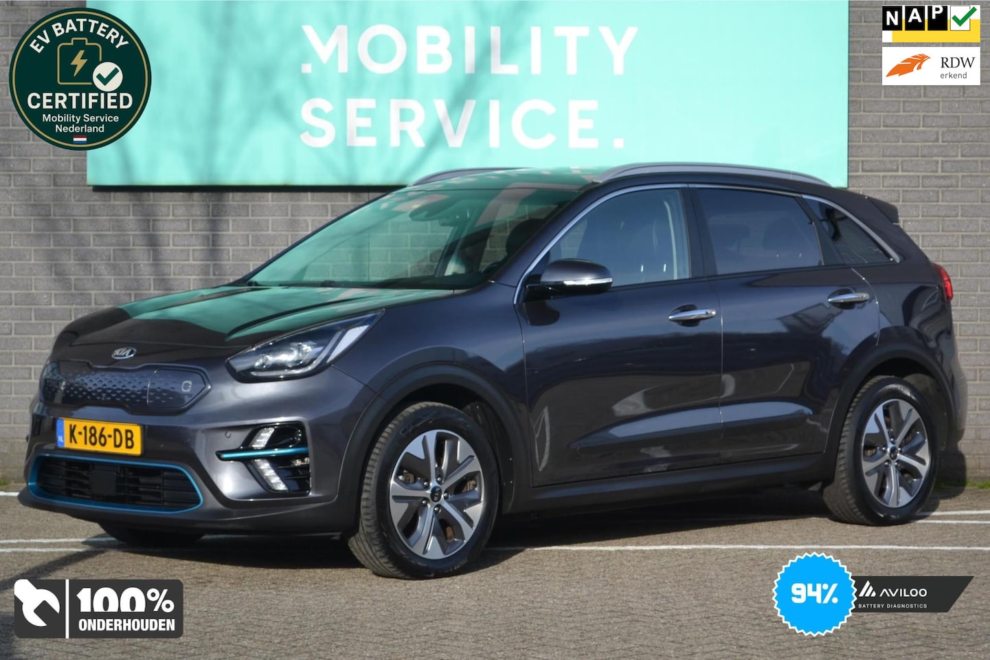 Kia e-Niro - ExecutiveLine 64 kWh SOH94% Clima ACC Leder CarPlay LaneAssist LED - AutoWereld.nl