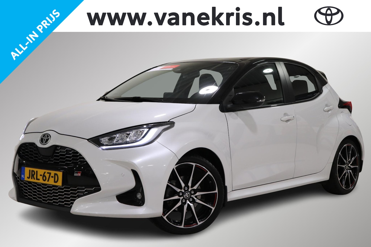 Toyota Yaris - 1.5 Hybrid GR Sport 1.5 Hybrid GR Sport, Parkeersensoren, Stuur & Stoelverwarming! - AutoWereld.nl