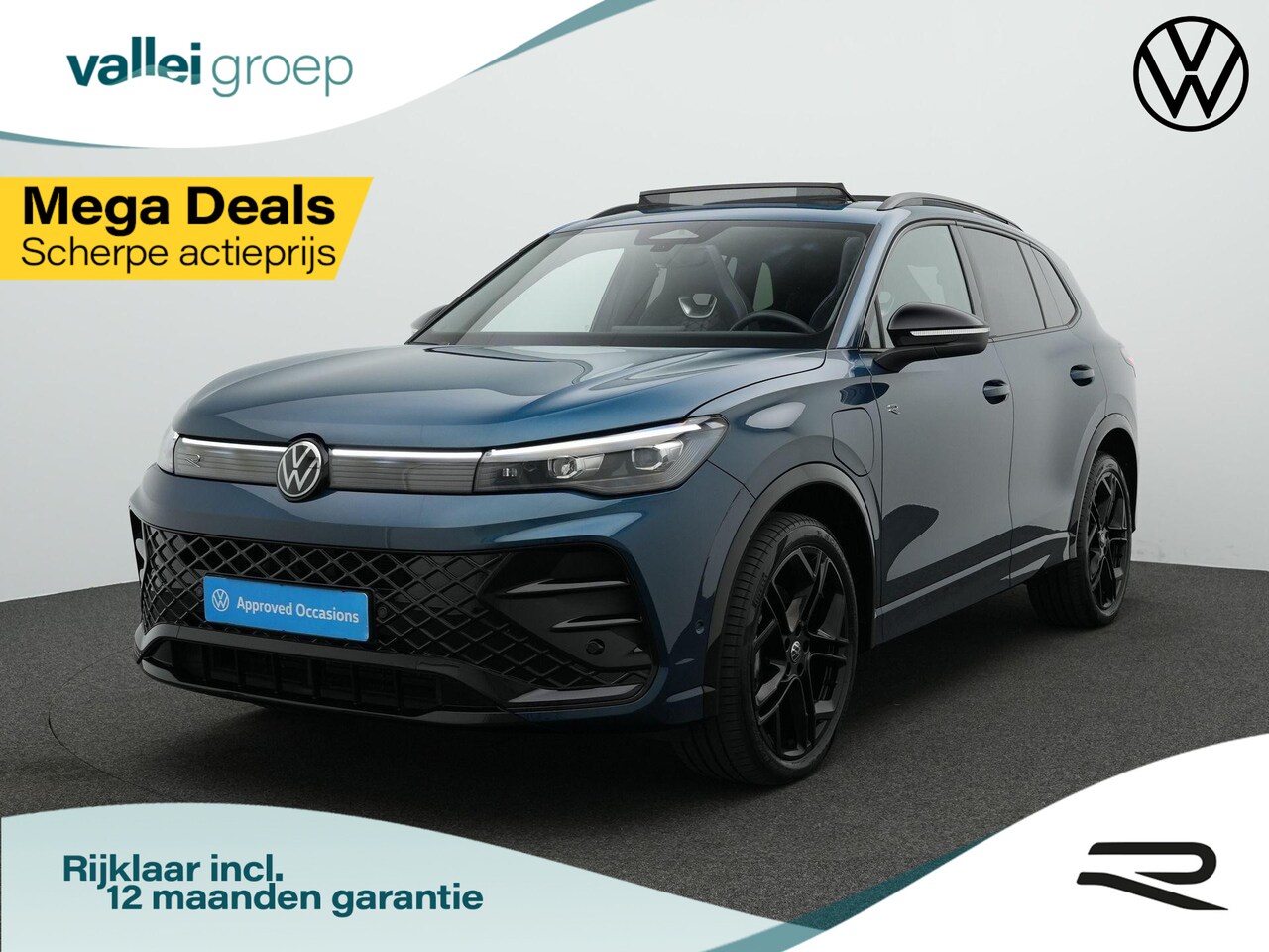 Volkswagen Tiguan - 1.5 eHybrid 272 pk DSG R-Line Edition | Panoramadak | Stoel-/stuurverwarming | Sportstoele - AutoWereld.nl