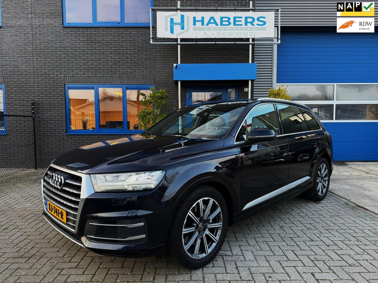 Audi Q7 - 3.0 TDI quattro Pro Line + 7p 272PK|Origineel NL|Navi|AUT|Leder|PANO|Luchtvering|BOSE|Led| - AutoWereld.nl