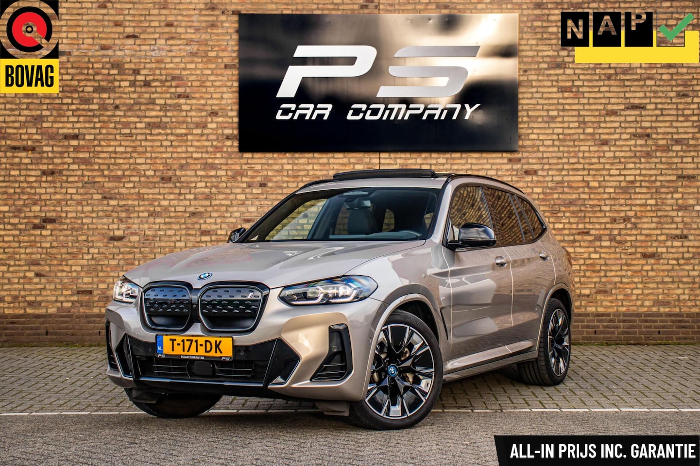 BMW iX3 - Impressive 80 kWh M-Sport, Orig. NL, Pano, Leder - AutoWereld.nl