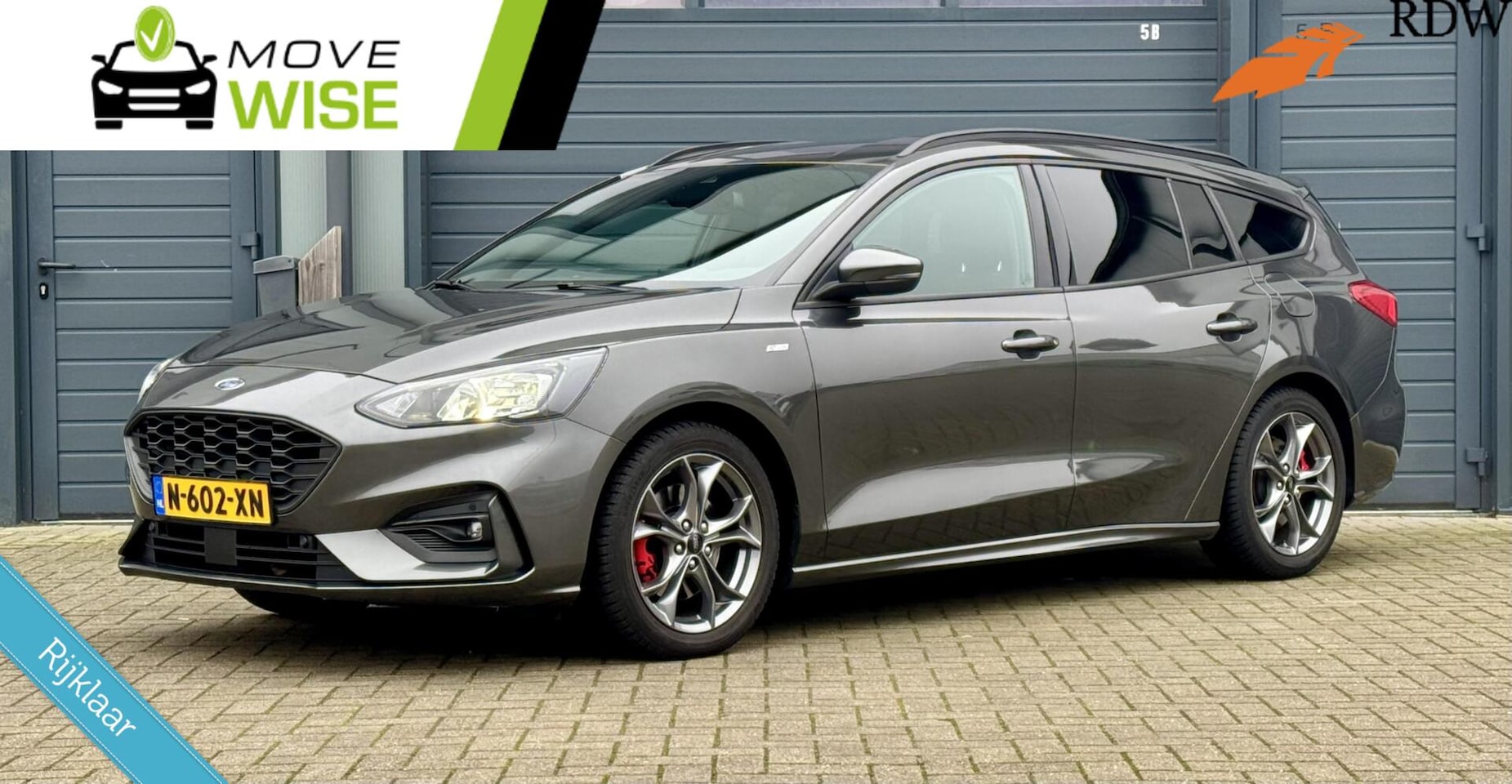 Ford Focus Wagon - 1.0 EcoBoost 125pk | ST Line | bj 2022 | RIJKLAAR | Virtual Dash. | COMPLEET | - AutoWereld.nl