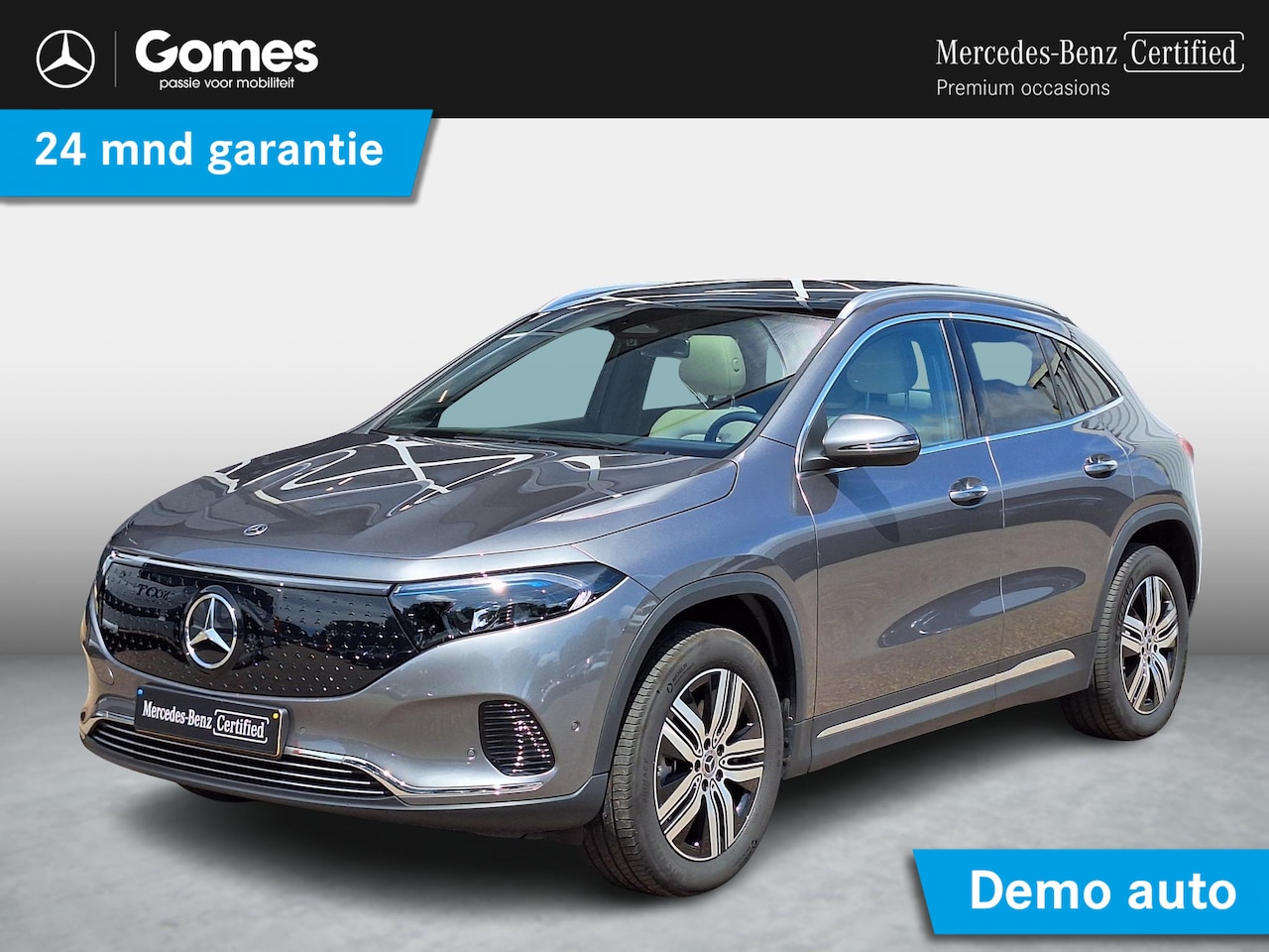 Mercedes-Benz EQA - 250+ Luxury Line | Panoramadak | Trekhaak | Beige Interieur | Privacy Glas Achter | Sierde - AutoWereld.nl