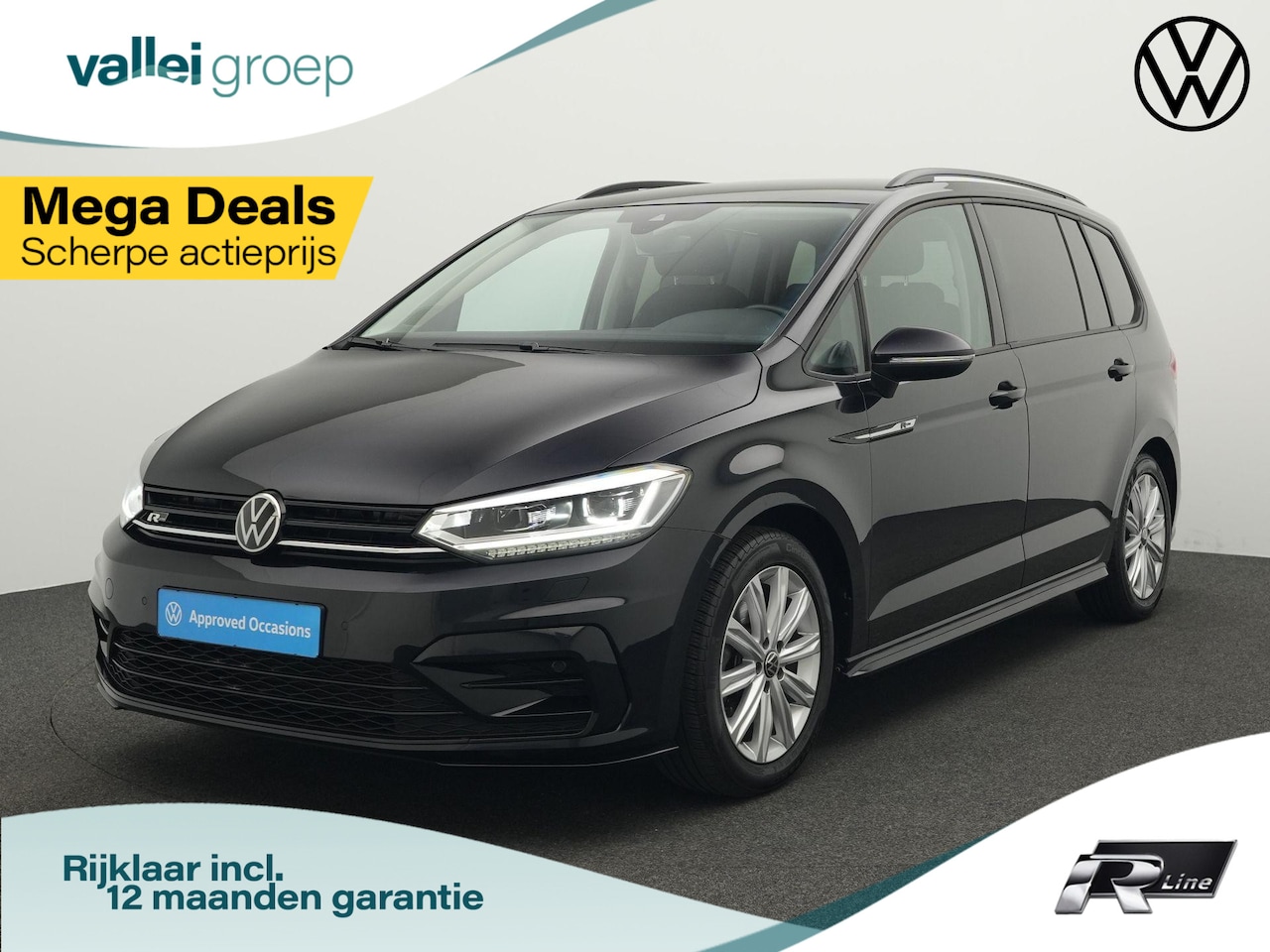 Volkswagen Touran - 7-zits 1.5 TSI 150 pk DSG Highline Business R / R-Line | LED koplampen | Stoel- /achterban - AutoWereld.nl