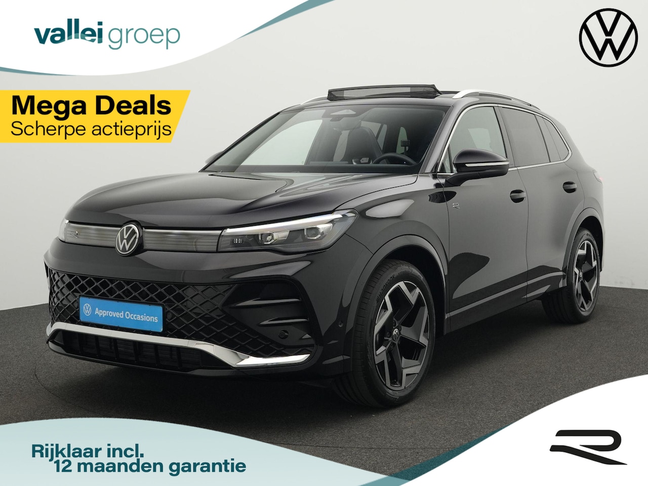 Volkswagen Tiguan - 1.5 eTSI 150 pk DSG R-Line Edition | Panoramadak | Trekhaak | Stuur-/stoelverwarming | Ach - AutoWereld.nl