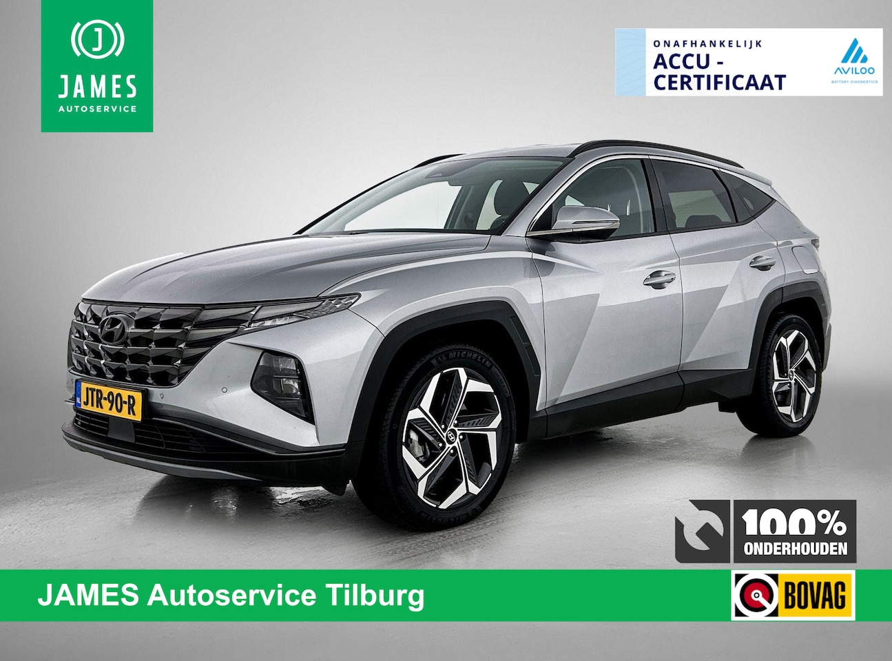 Hyundai Tucson - 1.6 T-GDI PHEV Comfort Smart 4WD AD-CRUISE | CAMERA | EL. ACHTERKLEP - AutoWereld.nl