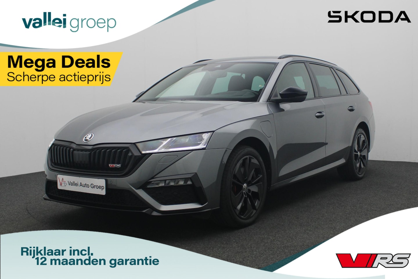 Skoda Octavia Combi - 1.4 TSI 245 pk DSG RS iV PHEV Business | Matrix LED | Adaptief onderstel | Achteruitrijcam - AutoWereld.nl