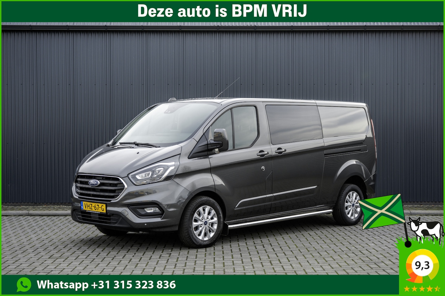 Ford Transit Custom - 2.0 TDCI L2H1 Limited DC | 170 PK | 5-Zits | Automaat | CarPlay | Navi | Camera | Zijschui - AutoWereld.nl