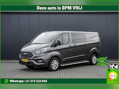Ford Transit Custom - 2.0 TDCI L2H1 Limited DC | 170 PK | 5-Zits | Automaat | CarPlay | Navi | Camera | Zijschui