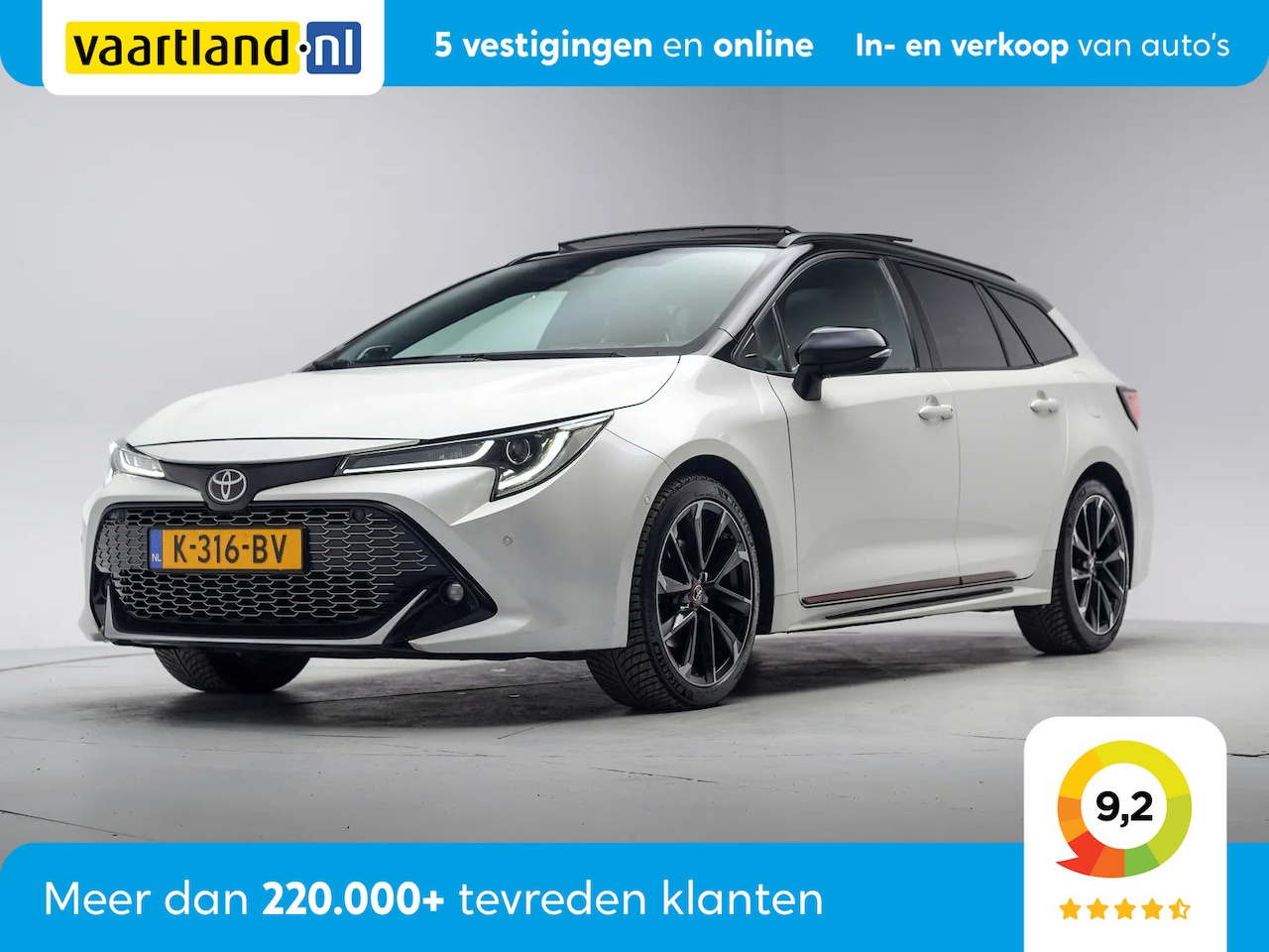 Toyota Corolla Touring Sports - 2.0 Hybrid 183pk GR Sport Plus [ Panorama LED Head-up Navi ] - AutoWereld.nl