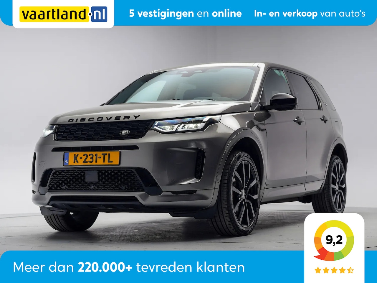Land Rover Discovery Sport - P300e PHEV AWD R-Dynamic S Aut. [ Leder Stoelverwarming Head-up LED ] - AutoWereld.nl