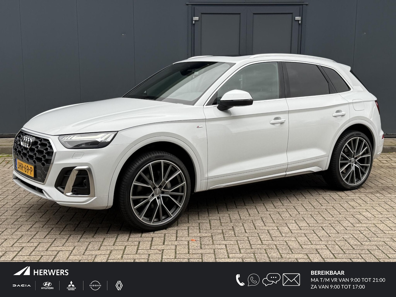 Audi Q5 - 55 TFSI e Quattro S line 367pk / SOH 100%  / S-Line / 22" velgen / Panoramadak / Wegklapba - AutoWereld.nl