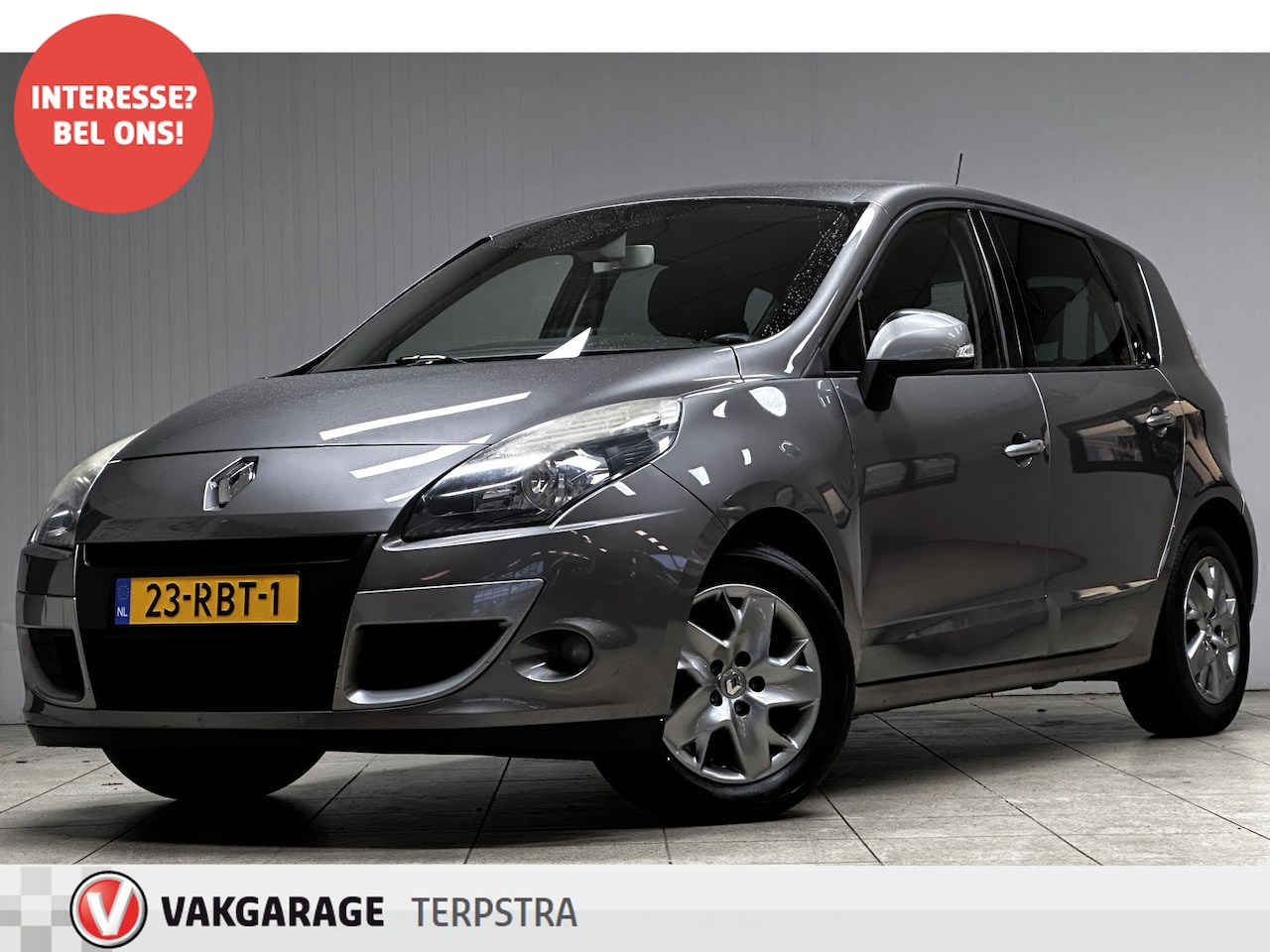 Renault Scénic - 1.4 TCE Parisienne/ Trekhaak/ 16''LMV/ Clima/ Navi/ Cruise/ Bluetooth/ Multi.LEDER.Stuur/ - AutoWereld.nl