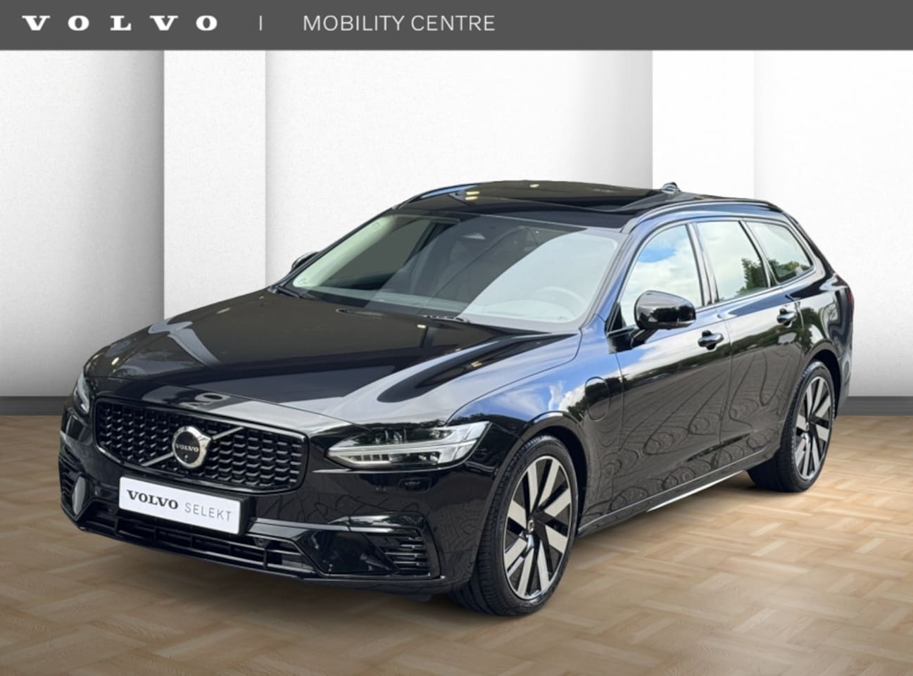 Volvo V90 - T8 AWD UItra Dark | Trekhaak | Panorama dak | 360° Camera - AutoWereld.nl