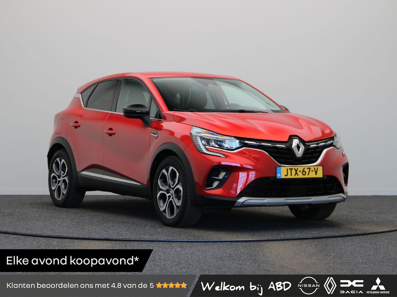 Renault Captur - 1.6 E-Tech Hybrid 145 Techno | Achteruitrijcamera | Navigatie | Parkeersensoren achter met - AutoWereld.nl