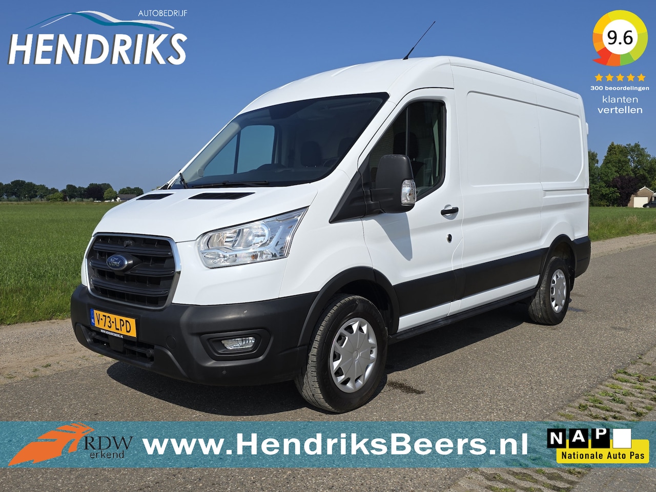 Ford Transit - 350 2.0 TDCI L2 H2 - 130 Pk - Euro 6 - Airco - Cruise Control - AutoWereld.nl