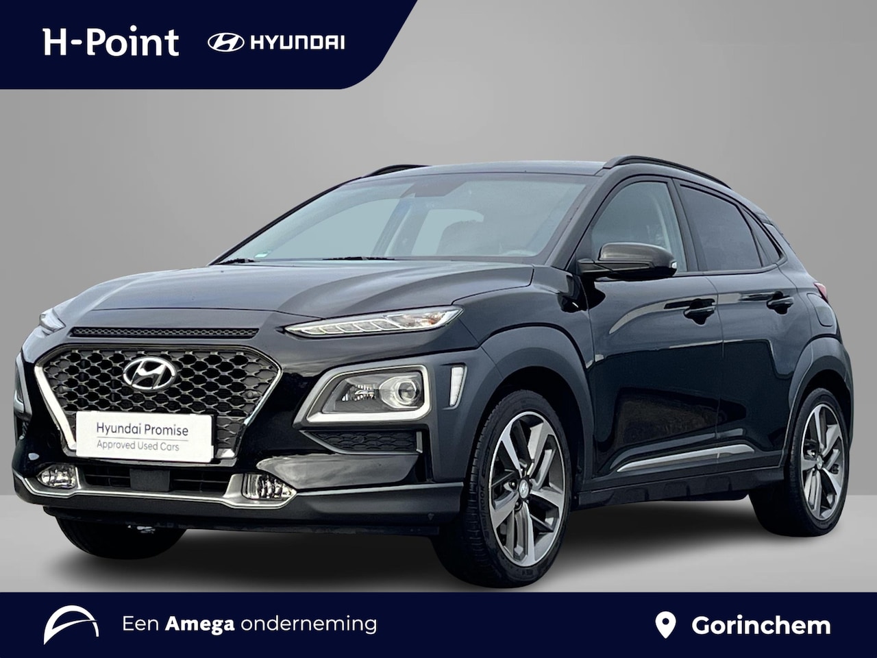 Hyundai Kona - 1.0 T-GDI Premium | Lederen bekleding Stoelventilatie & verwarming | Trekhaak | Head up di - AutoWereld.nl