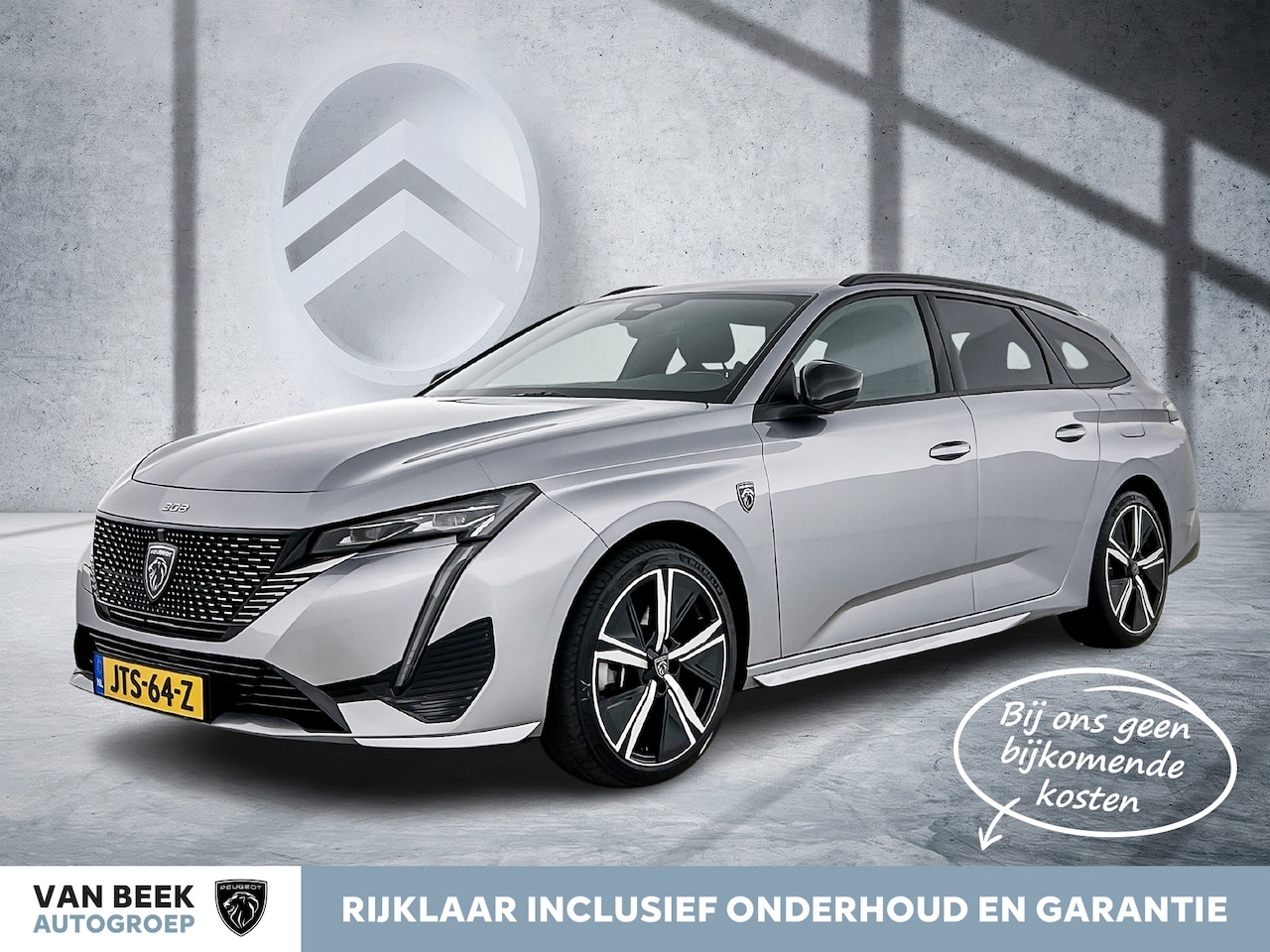 Peugeot 308 SW - Plug-in Hybrid 225PK Active Pack Business | AGR comfort stoelen | 360 Camera | 18" LMV | - AutoWereld.nl