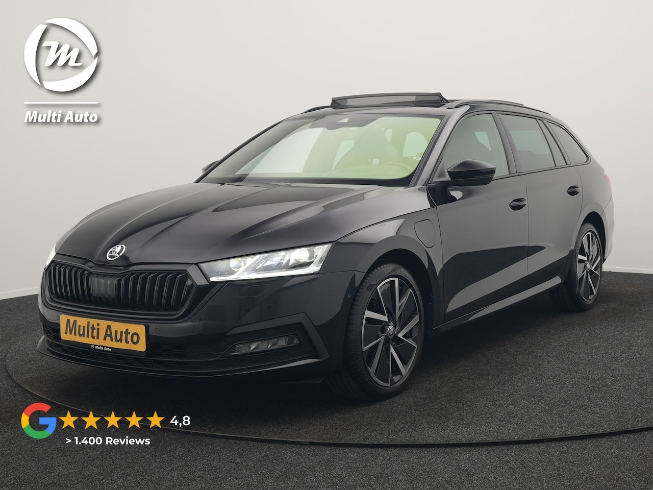 Skoda Octavia Combi - 1.4 TSI iV Business Edition Plus 205pk Dealer O.H. PHEV | Panodak | Adaptive Cruise | Head - AutoWereld.nl