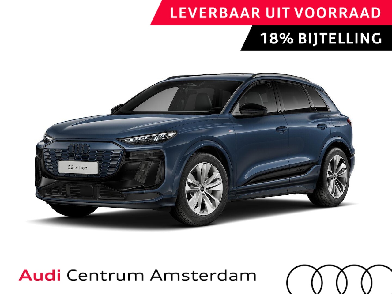 Audi Q6 e-tron - S edition 83Kwh 252 pk SUV | Tech pakket plus | Glazen panoramadak | Trekhaak | Privacy gl - AutoWereld.nl