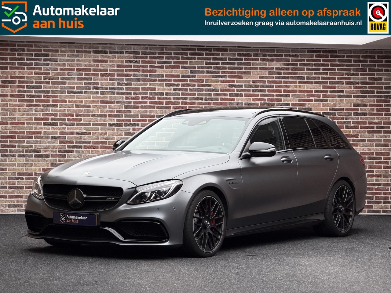 Mercedes-Benz C-klasse Estate - AMG 63 S Schaalstoelen 1E LAK Memory Burmester PPF - AutoWereld.nl