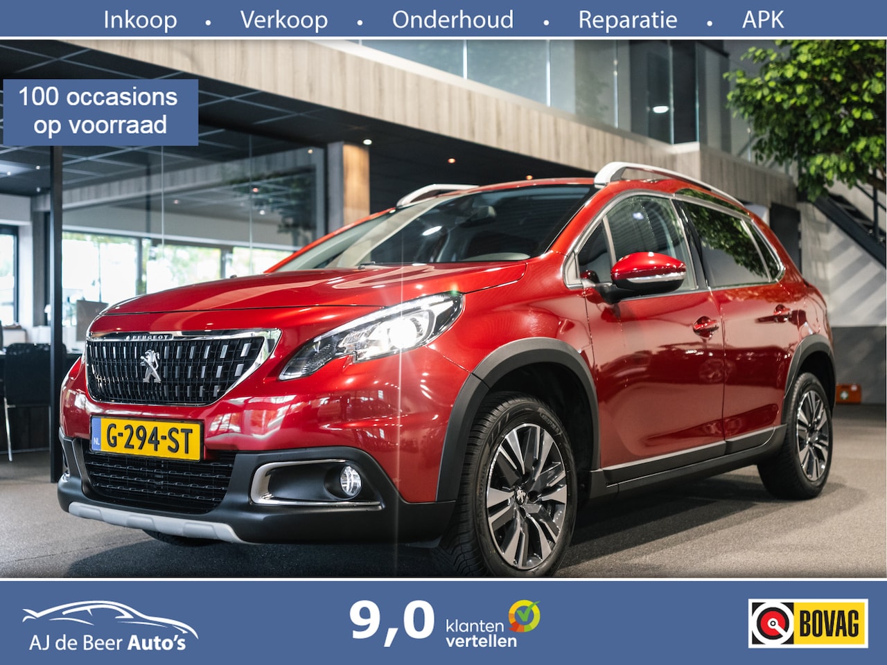 Peugeot 2008 - 1.2 110pk Allure Navigatie | Camera | Airco | Cruise | Trekhaak - AutoWereld.nl