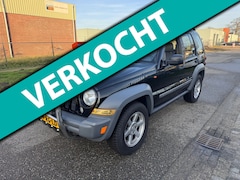 Jeep Cherokee - 3.7i V6 Sport Plus 204PK AUTOMAAT 4x4 Airco l LEER l CRUISE l TREKHAAK l NETTE AUTO l KOOP