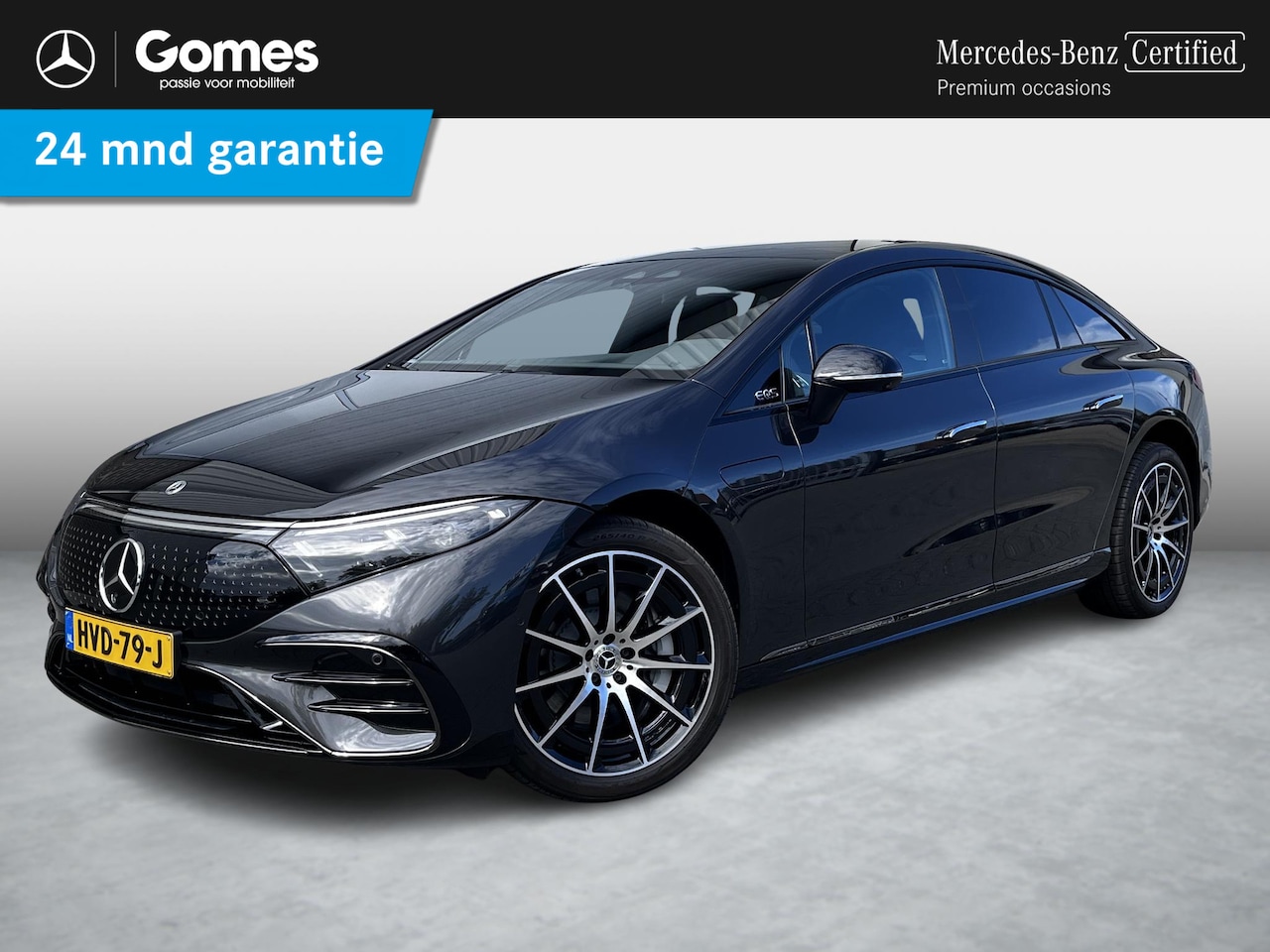 Mercedes-Benz EQS - 450+ AMG Line | Premium Plus Pakket | Night Pakket | Rijassistentiepakket Plus | Panoramad - AutoWereld.nl