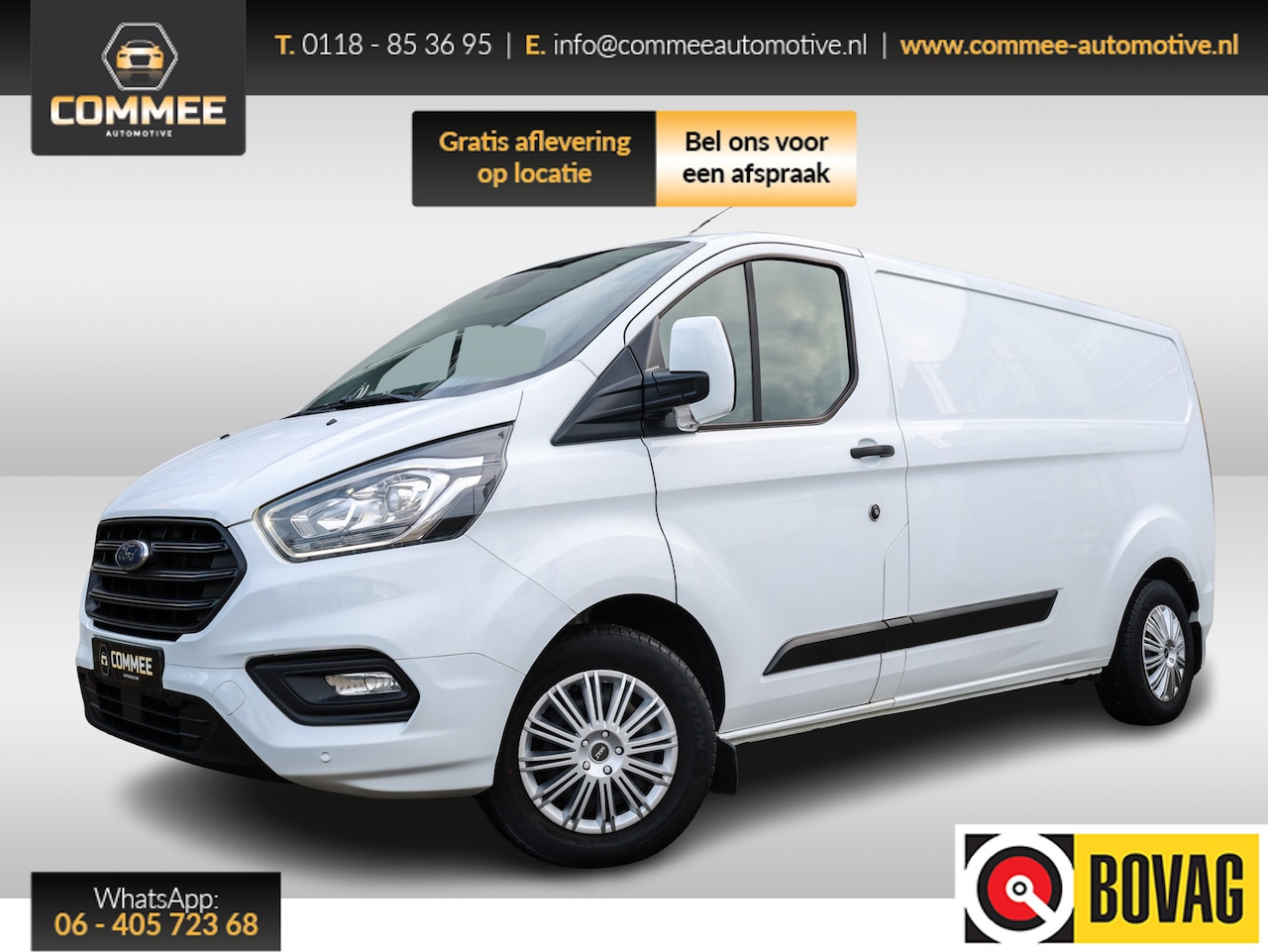 Ford Transit Custom - 320 2.0 TDCI L2H1 Trend Inrichting I AC I Cr.Contr I Trekhaak - AutoWereld.nl