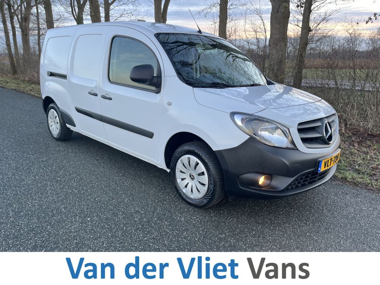 Mercedes-Benz Citan - 109 CDI 90pk E6 Extra Lang BPM Vrij! Lease €240 p/m, Airco, Cruise controle, Laadbrug, Sch - AutoWereld.nl