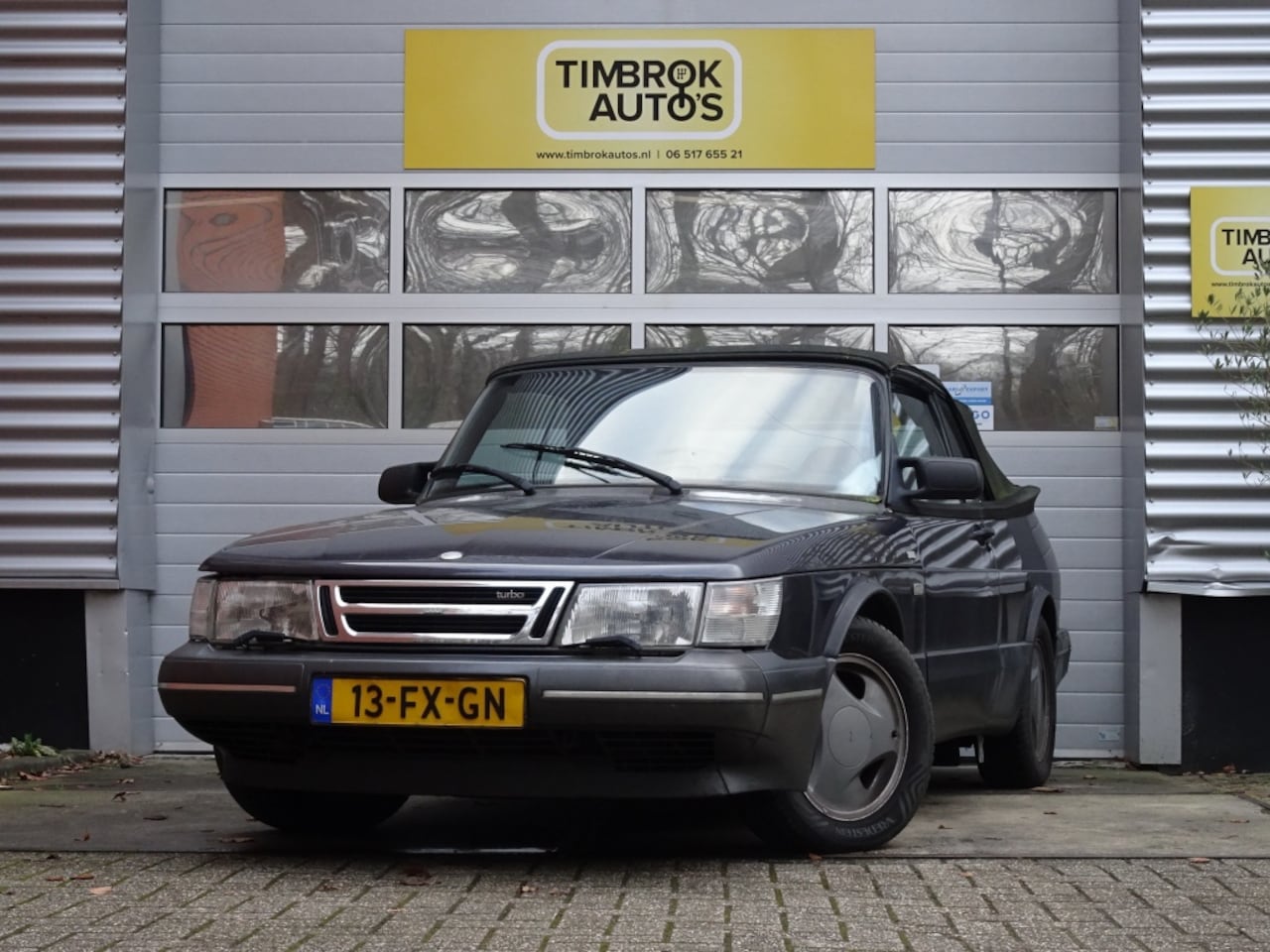 Saab 900 Cabrio - 2.0 Turbo 16V rijdend restauratieobject/donor - AutoWereld.nl