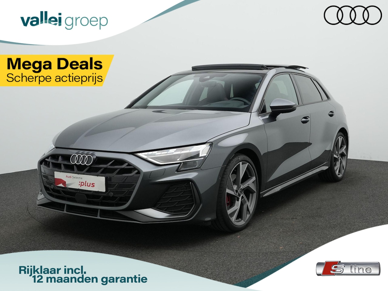 Audi A3 Sportback - 35 TFSI 150 pk S-tronic S-Line | Panoramadak | Trekhaak | Head-up display | Matrix LED | S - AutoWereld.nl