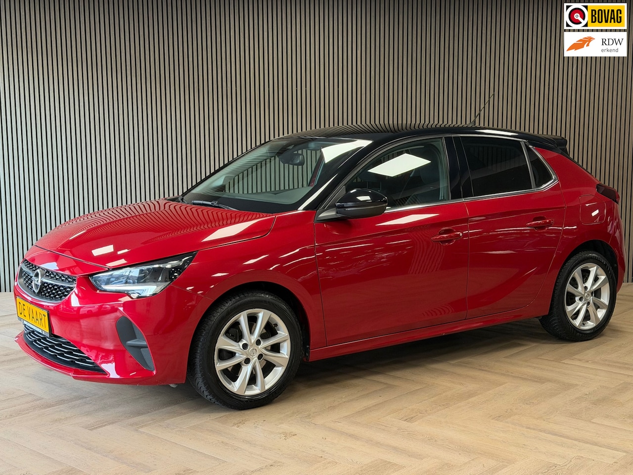 Opel Corsa - 1.2 Elegance AUT. NAVIGATIE APPLE CARPLAY STOELVERWARMING PDC AUX USB CRUISE LANE ASSIST V - AutoWereld.nl