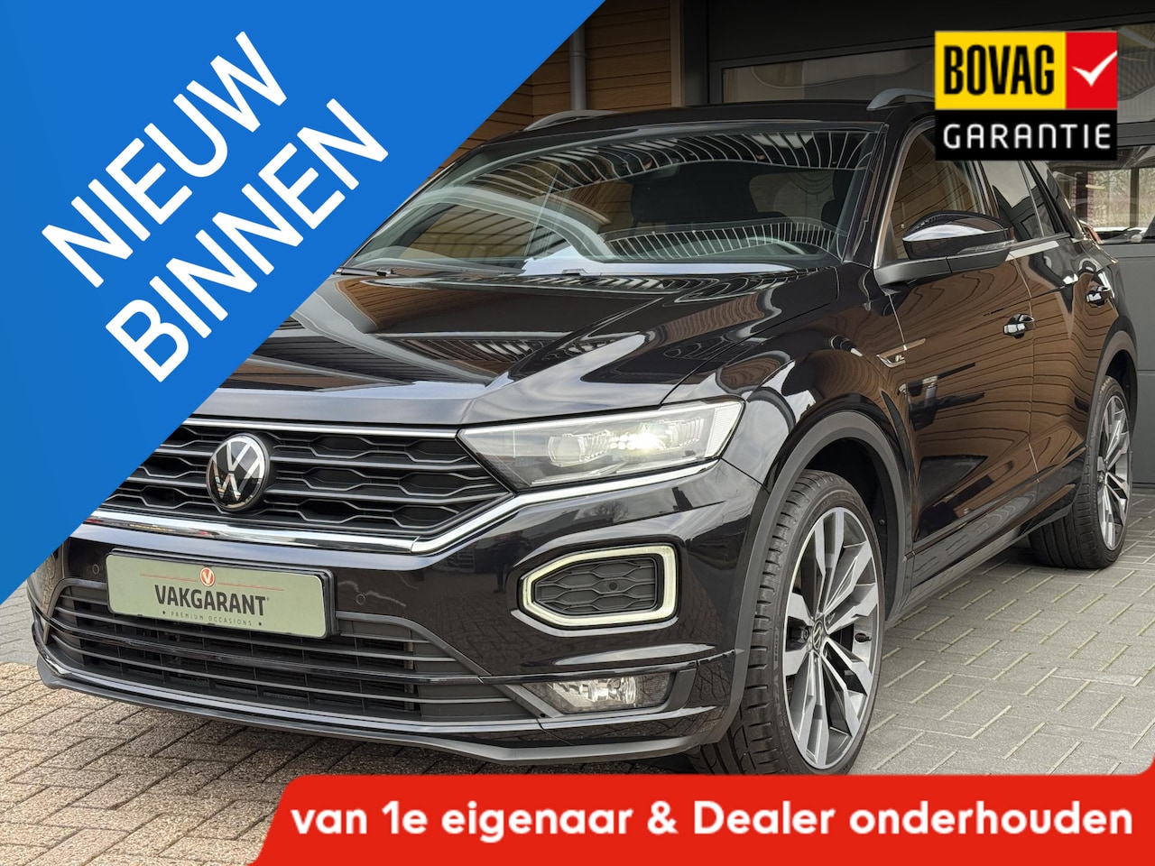 Volkswagen T-Roc - 1.5 TSI R Sport Bins,Cam,Trekh,Carpl,Cruise,Led - AutoWereld.nl