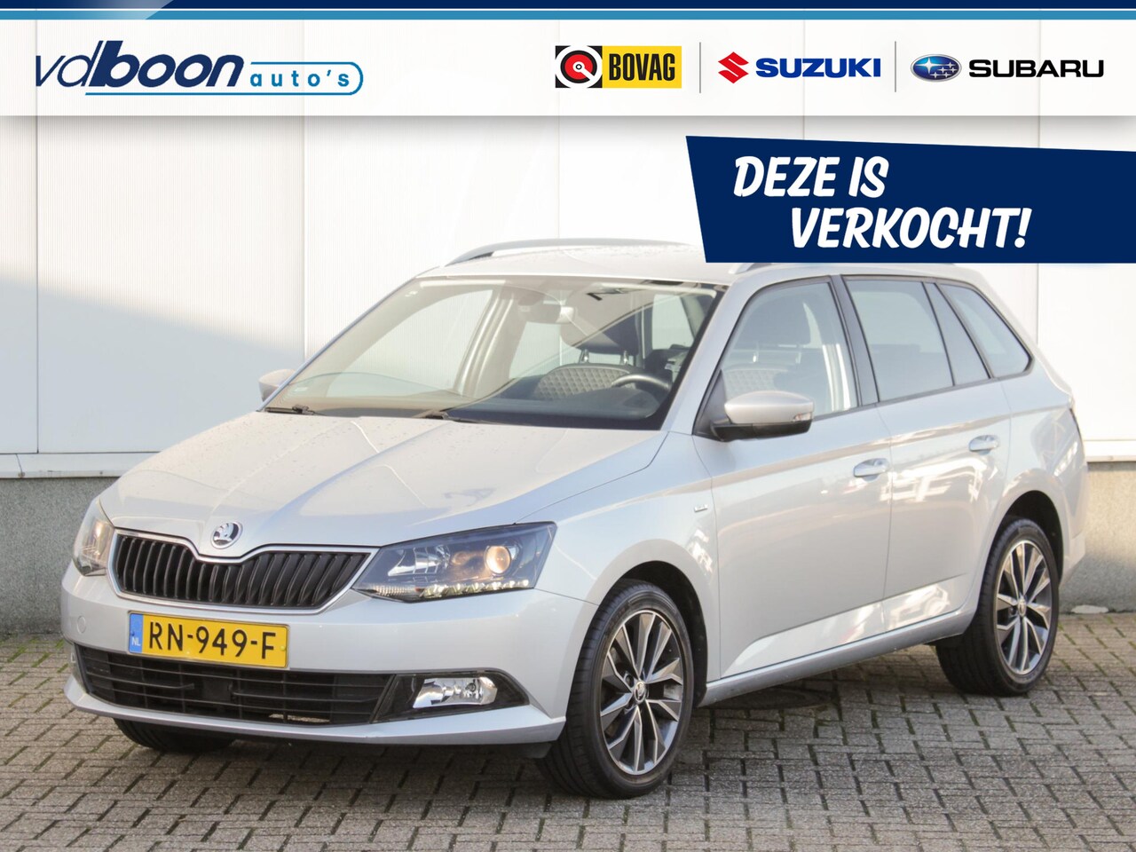 Skoda Fabia Combi - 1.0 MPI Drive | Navi | Cruise | Clima | Trekhaak - AutoWereld.nl