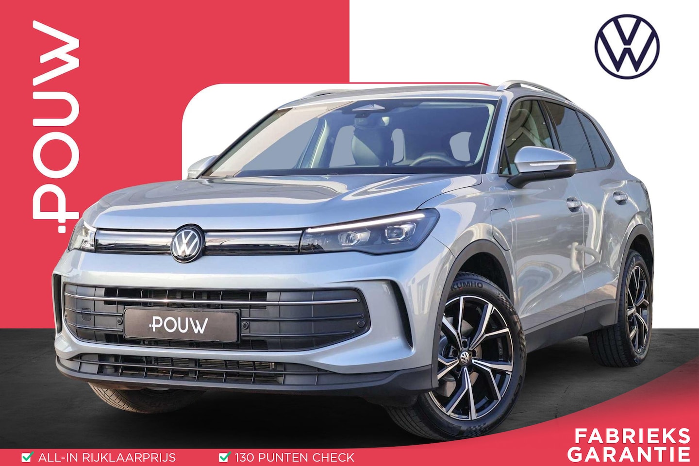 Volkswagen Tiguan - 1.5 eHybrid 204pk Life Edition | SoH 100% | Trekhaak Wegklapbaar | Camera | PDC | Android - AutoWereld.nl