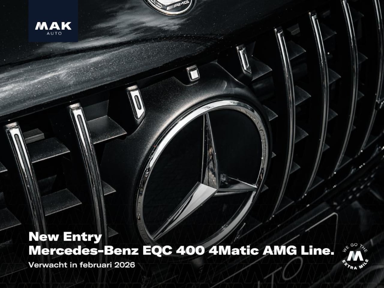 Mercedes-Benz EQC - 400 4MATIC AMG Line 400 4Matic AMG Line, pano, 20", Burmester, memory, 360 camera, ACC, keyless - AutoWereld.nl