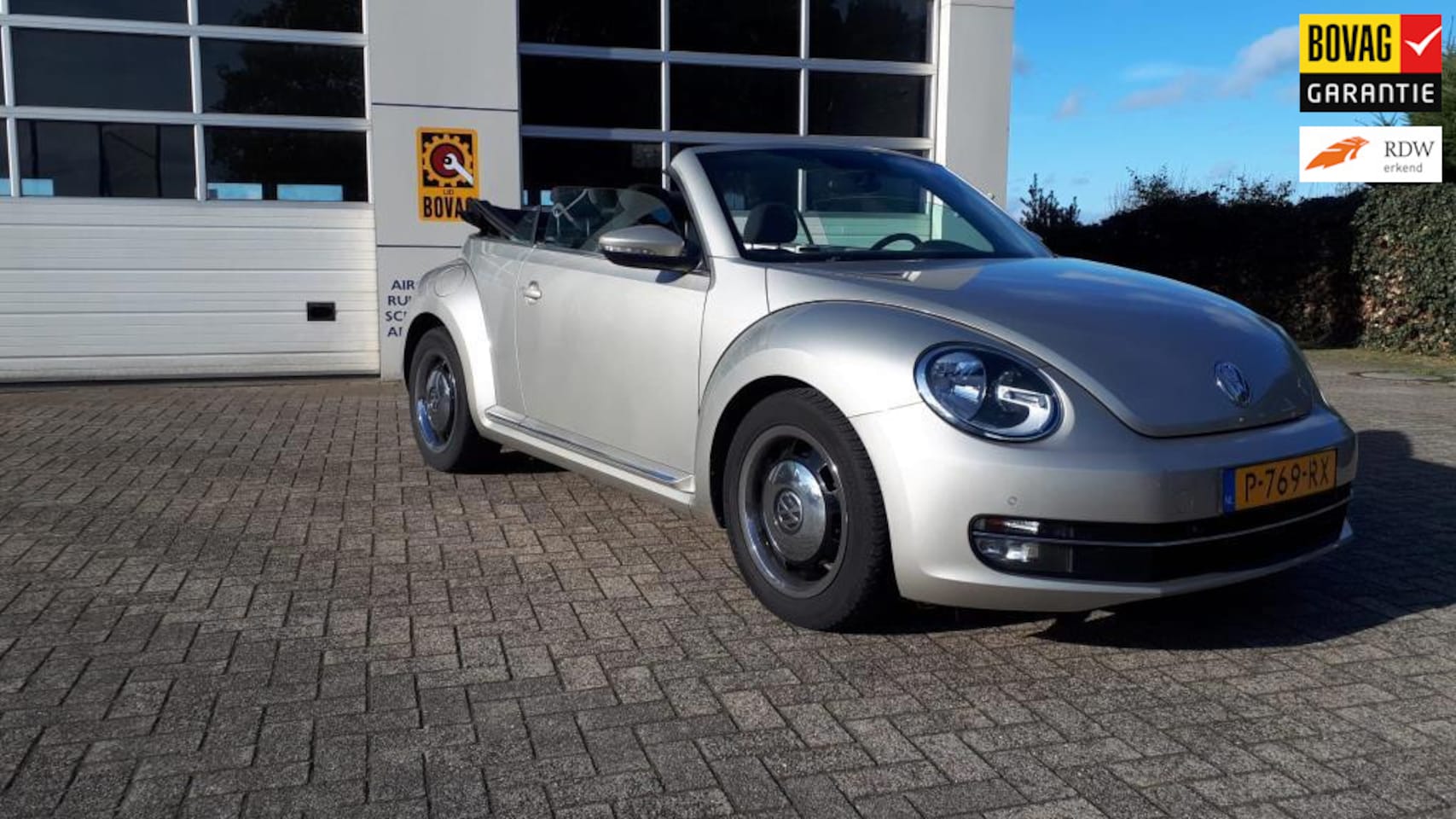 Volkswagen Beetle Cabriolet - 1.4 TSI Design 1.4 TSI Design, Automaat, Navi, cruise, Bovag-garantie - AutoWereld.nl