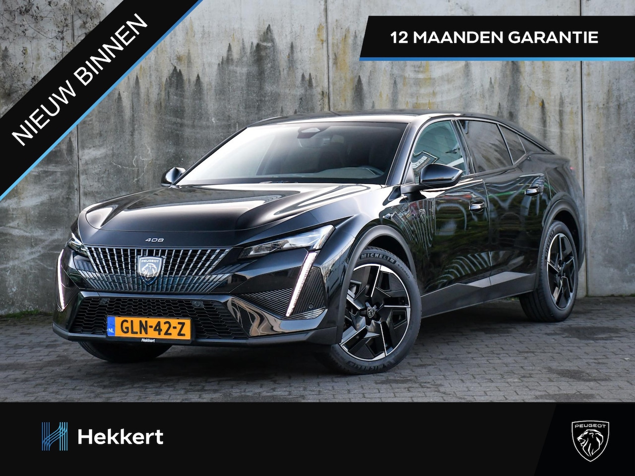 Peugeot 408 - GT 1.2 Hybrid 145pk Automaat 19''LM | PDC + CAM. | ADAPT. CRUISE | DAB | APPLE-CARPLAY - AutoWereld.nl