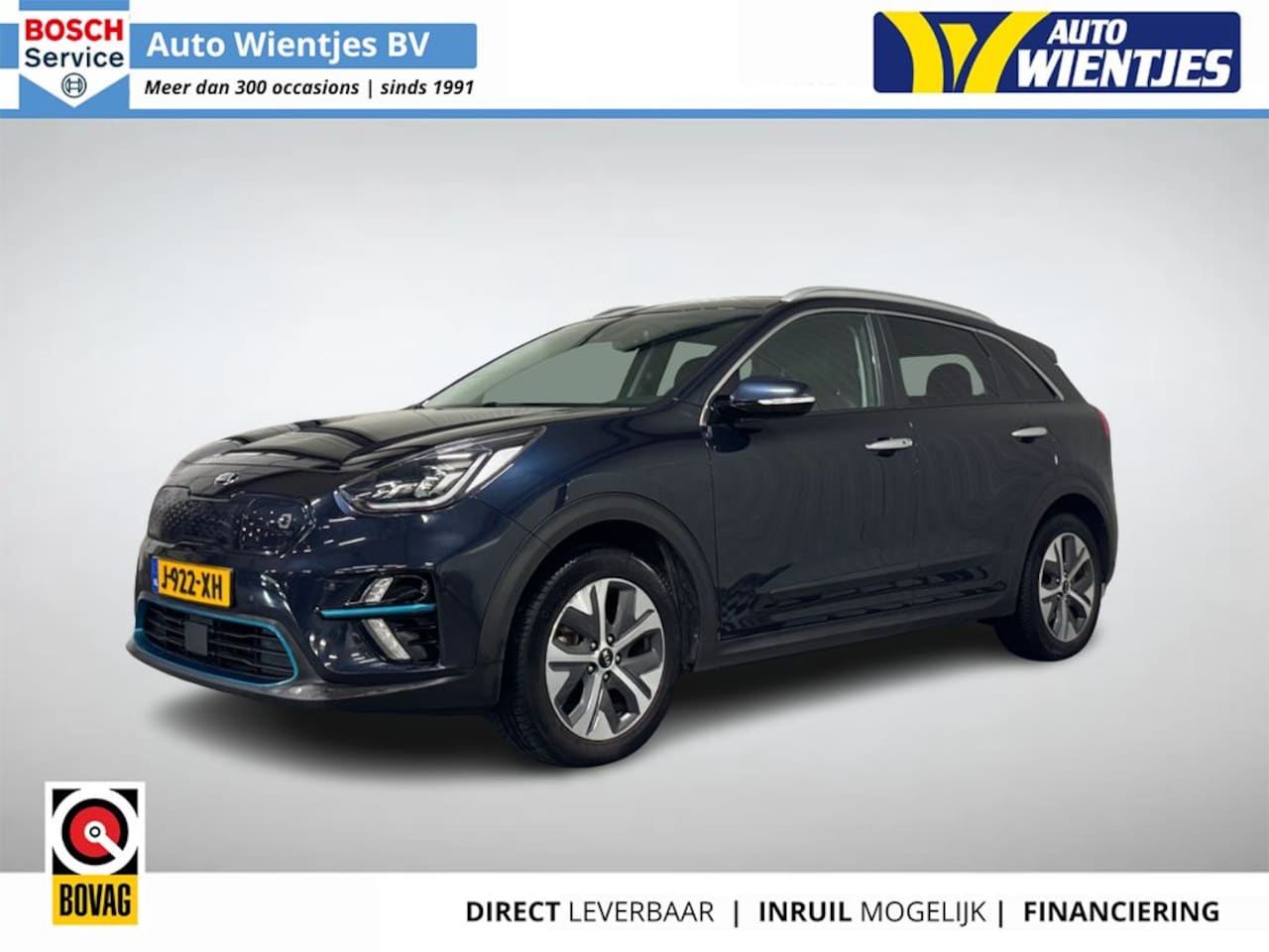 Kia e-Niro - ExecutiveLine 64kWh 3-Fase | SoH 100% | Leer | Navi - AutoWereld.nl
