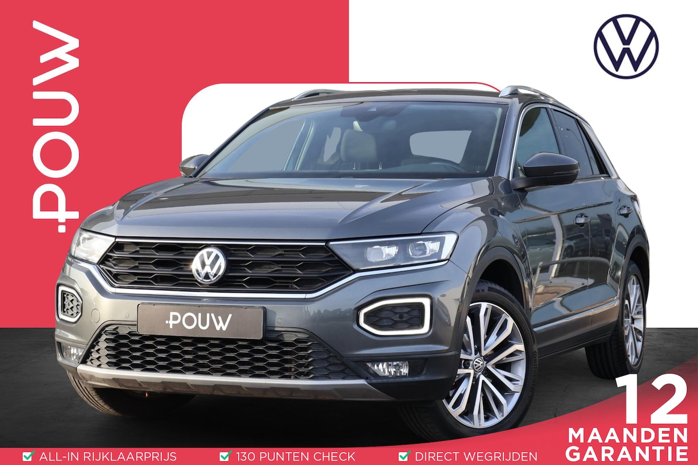 Volkswagen T-Roc - 1.5 TSI 150pk Sport | Navigatie | Trekhaak | Camera | PDC - AutoWereld.nl