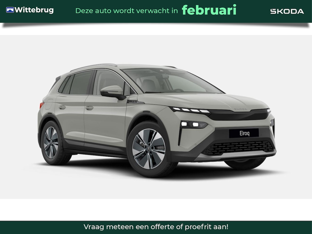 Skoda Elroq - 85 Business Edition Business Upgrade pakket - Plus / Velgen 'Antraciet Regulus', 19 inch l - AutoWereld.nl
