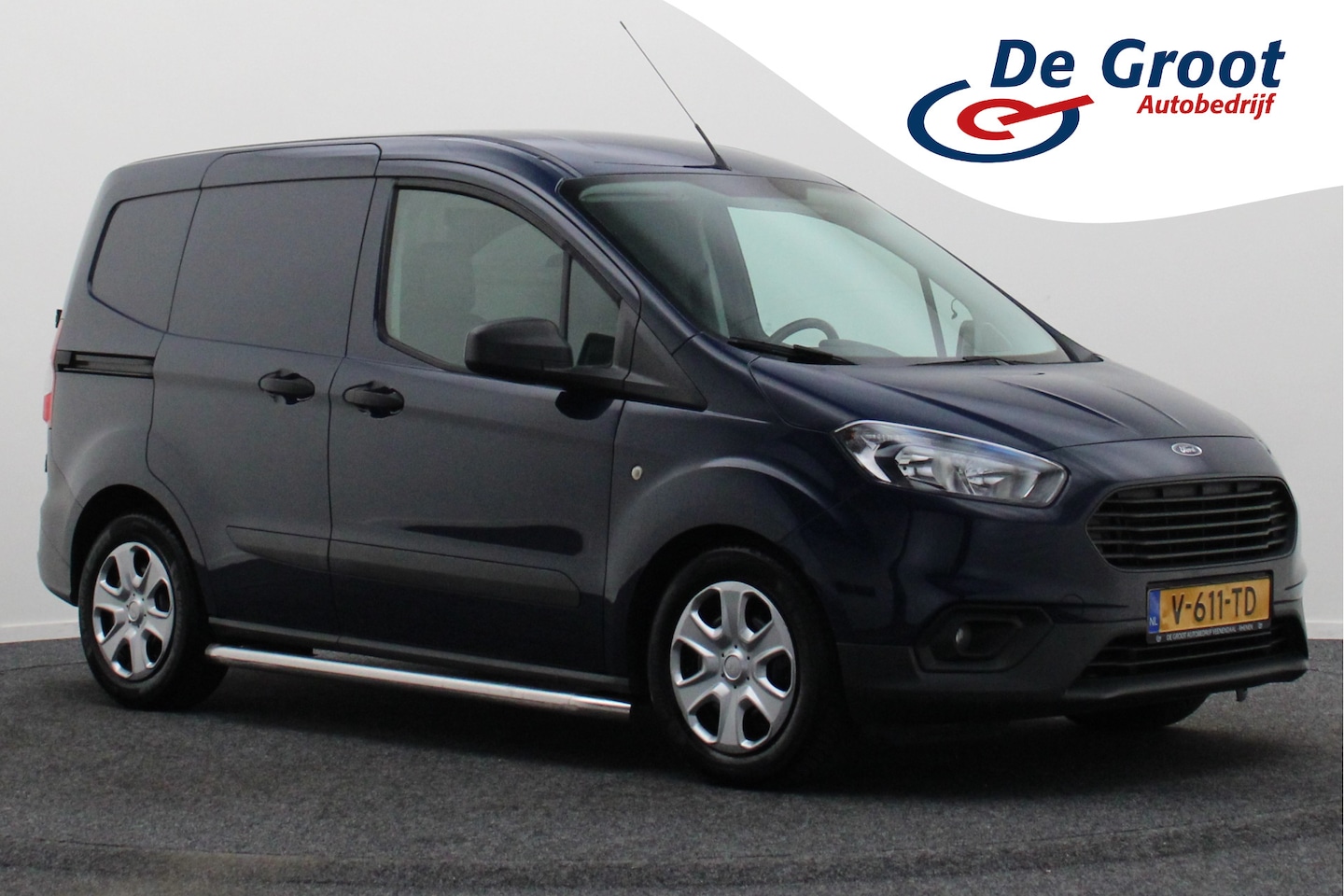 Ford Transit Courier - 1.5 TDCI Trend Leer, Airco, Trekhaak, Side-Bars, PDC - AutoWereld.nl