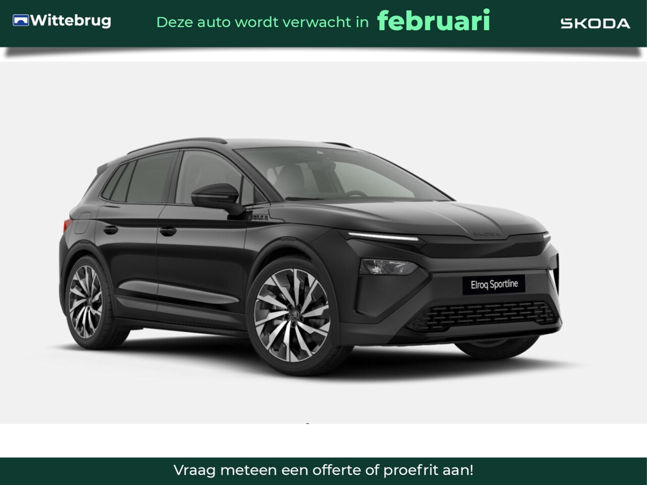 Skoda Elroq - 85 Sportline Edition Business upgrade pakket - Clever / 21" lichtmetalen velgen Supernova - AutoWereld.nl