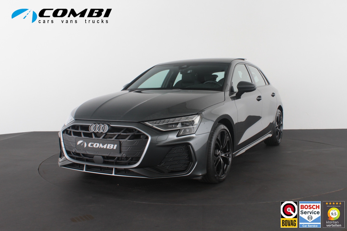 Audi A3 Sportback - 30 TFSI S line edition Pano.schuif/Daytona Gray/Optiek Zwart plus pakket/18 inch RS/Camera - AutoWereld.nl