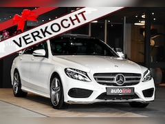 Mercedes-Benz C-klasse - 180 AMG-Line. Pano, Burmester, Camera, Sfeer, 9-Traps, Diamond White Pearl
