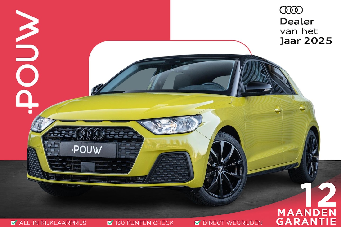 Audi A1 Sportback - 25 TFSI 95pk Pro Line | Sportstoelen | Cruise Control | Parkeersensor Achter | Apple Carpl - AutoWereld.nl