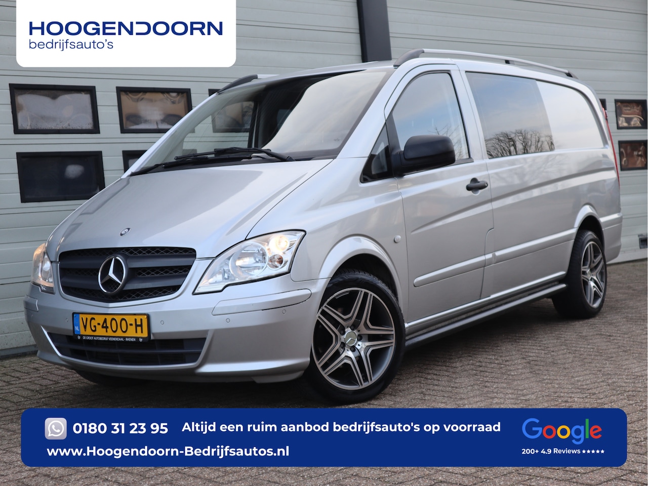Mercedes-Benz Vito - 122 CDI 3.0 V6 Automaat Lang DC 5 Pers. - Trekhaak - Camera - Cruise - AutoWereld.nl